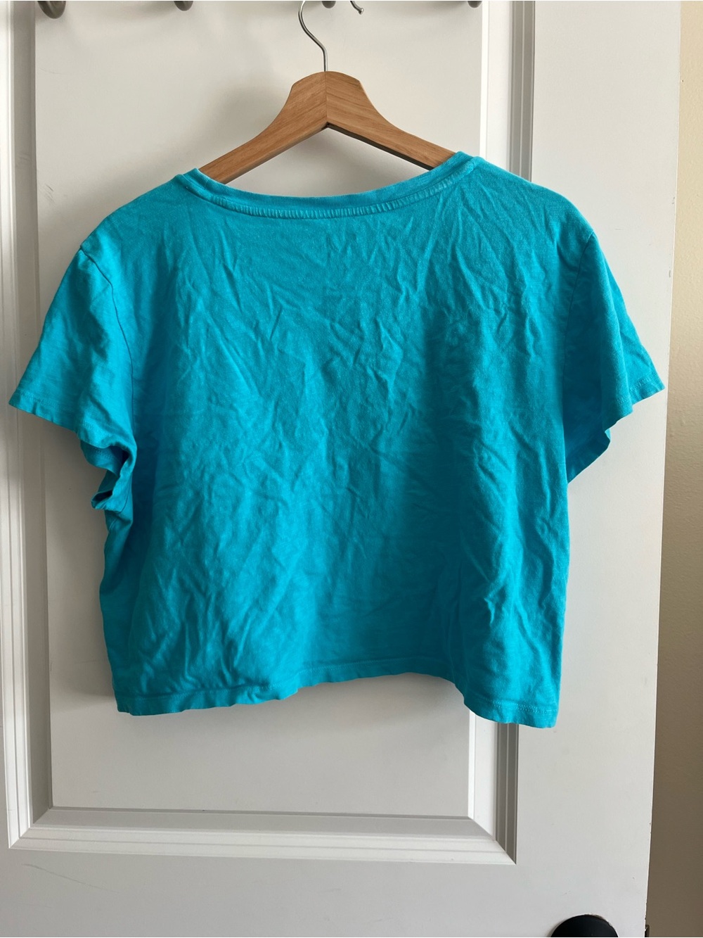 Aerie Bright Summertime Crop Top Tshirt Sz XXL - Picture 2 of 5
